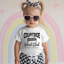 Load image into Gallery viewer, Courtside Social Club Volleyball Baby Tee