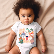Load image into Gallery viewer, Track & Field Boho Baby Onesie