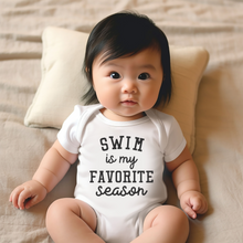 Load image into Gallery viewer, Swim Favorite Season Baby Onesie