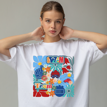 Load image into Gallery viewer, Swim Team Boho T-shirt