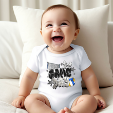 Load image into Gallery viewer, Sparkle Game Day Volleyball Baby Onesie