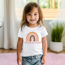 Load image into Gallery viewer, Track & Field Rainbow Toddler Tee
