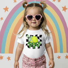 Load image into Gallery viewer, Retro Game Day Tennis Baby Tee