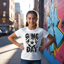 Load image into Gallery viewer, Sparkle Game Day Soccer Youth T-shirt
