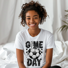 Load image into Gallery viewer, Sparkle Game Day Soccer Teen T-shirt