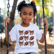 Load image into Gallery viewer, Football Coquette Youth T-shirt