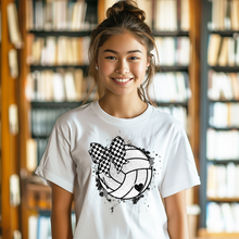Load image into Gallery viewer, Grunge Volleyball Coquette Teen T-shirt