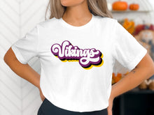 Load image into Gallery viewer, Vikings Retro T-shirt(NFL)