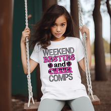 Load image into Gallery viewer, Weekend Besties Cheer Comp Youth T-shirt
