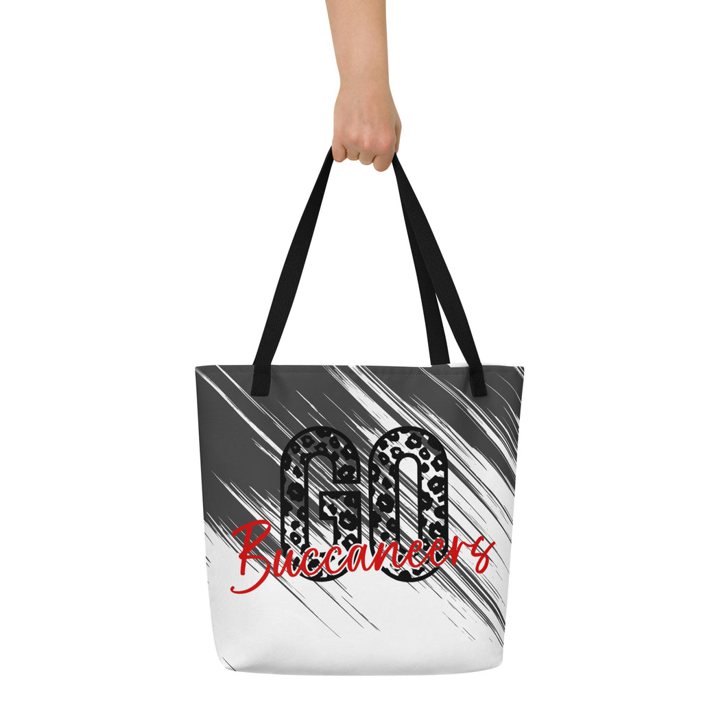 Go Buccs All-Over Print Large Tote Bag(NFL)