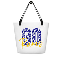 Load image into Gallery viewer, Go Rams All-Over Print Large Tote Bag(NFL)