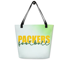 Load image into Gallery viewer, Packers Knockout All-Over Print Large Tote Bag(NFL)