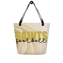 Load image into Gallery viewer, Saints Knockout All-Over Print Large Tote Bag(NFL)