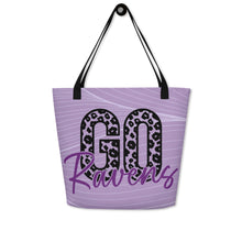 Load image into Gallery viewer, Go Ravens All-Over Print Large Tote Bag(NFL)