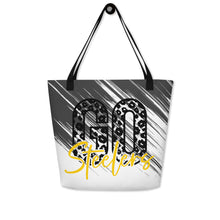 Load image into Gallery viewer, Go Steelers All-Over Print Large Tote Bag(NFL)