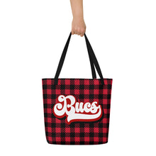 Load image into Gallery viewer, Buccs Retro All-Over Print Large Tote Bag(NFL)
