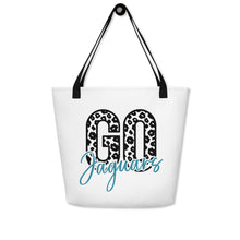 Load image into Gallery viewer, Go Jaguars All-Over Print Large Tote Bag(NFL)