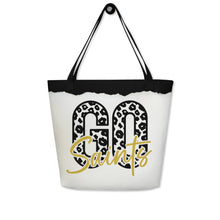 Load image into Gallery viewer, Go Saints All-Over Print Large Tote Bag(NFL)