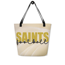 Load image into Gallery viewer, Saints Knockout All-Over Print Large Tote Bag(NFL)