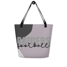 Load image into Gallery viewer, Raiders Knockout All-Over Print Large Tote Bag(NFL)