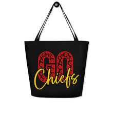Load image into Gallery viewer, Go Chiefs All-Over Print Large Tote Bag(NFL)