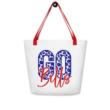 Load image into Gallery viewer, Go Bills All-Over Print Large Tote Bag(NFL)