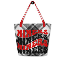 Load image into Gallery viewer, Niners Wave All-Over Print Large Tote Bag(NFL)