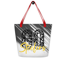 Load image into Gallery viewer, Go Steelers All-Over Print Large Tote Bag(NFL)