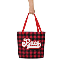 Load image into Gallery viewer, Buccs Retro All-Over Print Large Tote Bag(NFL)
