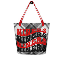 Load image into Gallery viewer, Niners Wave All-Over Print Large Tote Bag(NFL)