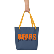 Load image into Gallery viewer, Bears Knockout All-Over Print Large Tote Bag