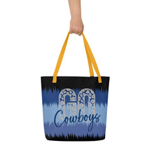 Load image into Gallery viewer, Go Cowboys All-Over Print Large Tote Bag(NFL)