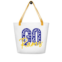 Load image into Gallery viewer, Go Rams All-Over Print Large Tote Bag(NFL)