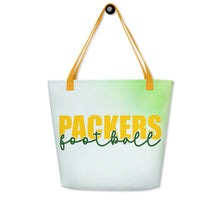 Load image into Gallery viewer, Packers Knockout All-Over Print Large Tote Bag(NFL)