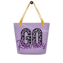 Load image into Gallery viewer, Go Ravens All-Over Print Large Tote Bag(NFL)