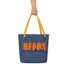 Load image into Gallery viewer, Bears Knockout All-Over Print Large Tote Bag