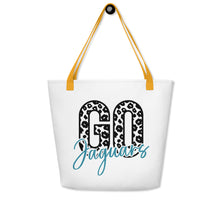 Load image into Gallery viewer, Go Jaguars All-Over Print Large Tote Bag(NFL)