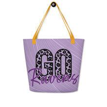 Load image into Gallery viewer, Go Ravens All-Over Print Large Tote Bag(NFL)