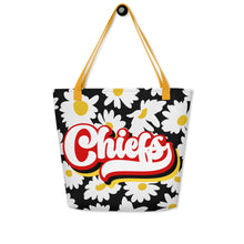 Load image into Gallery viewer, Chiefs Retro All-Over Print Large Tote Bag(NFL)