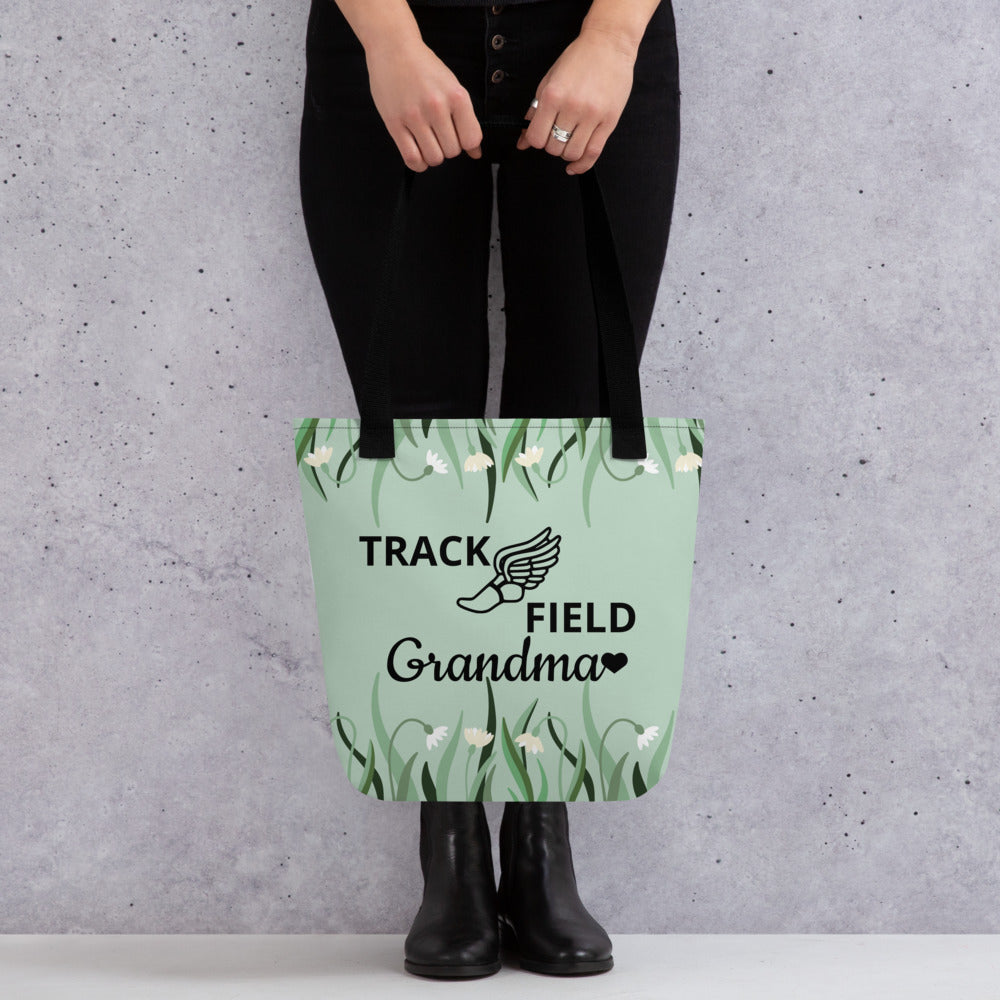 Track & Field Grandma Tote Bag