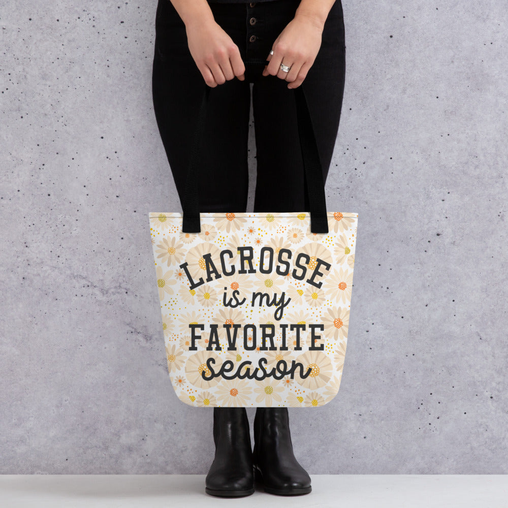 Lacrosse Spring Tote Bag