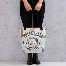 Load image into Gallery viewer, Volleyball Favorite Season Tote Bag (Prints on both Sides)