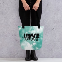 Load image into Gallery viewer, Love Tennis Tote Bag
