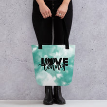 Load image into Gallery viewer, Love Tennis Tote Bag