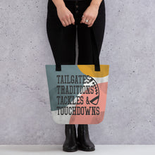 Load image into Gallery viewer, Football Traditions Tote bag
