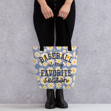 Load image into Gallery viewer, Baseball Favorite Season Tote bag
