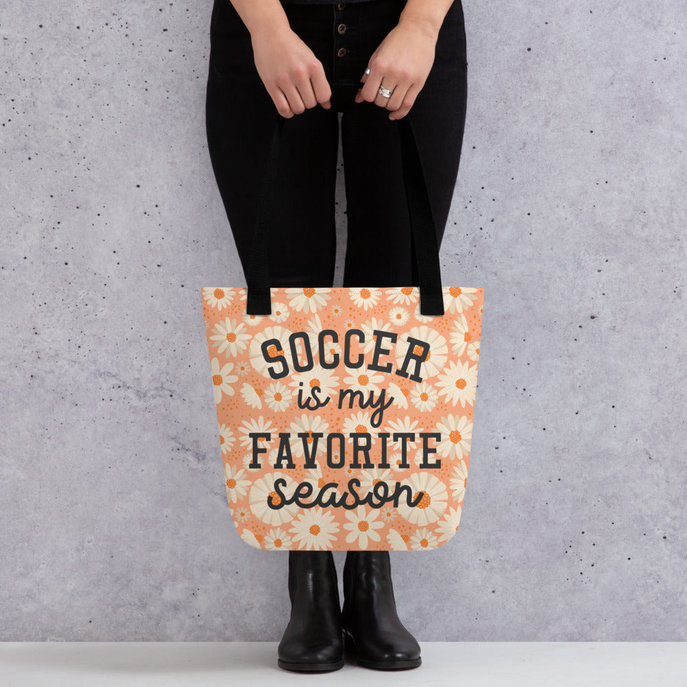 Soccer Favorite Season Tote bag