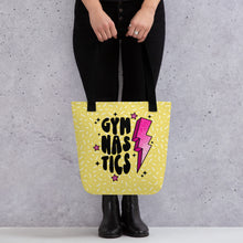 Load image into Gallery viewer, Gymnastics Lightning Tote bag
