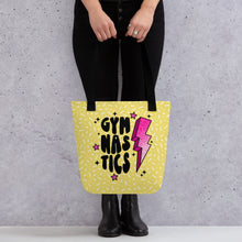 Load image into Gallery viewer, Gymnastics Lightning Tote bag