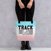 Load image into Gallery viewer, Track Life Tote bag
